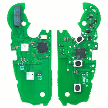 fOR Audi Q7 8E0 837 220AF 433MHz 8E 3 Button Folding Remote Car Key Fob